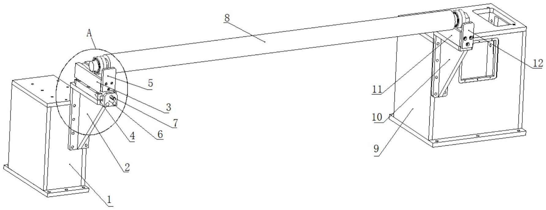 一種銅箔分切機放卷延長架機構(gòu)的制作方法